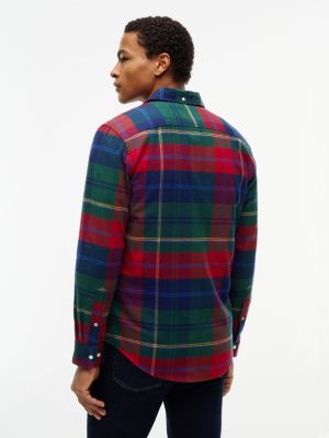 Мужская рубашка Tommy Hilfiger Regular Fit Bold Plaid Flannel, цвет: Разноцветный — фото 4