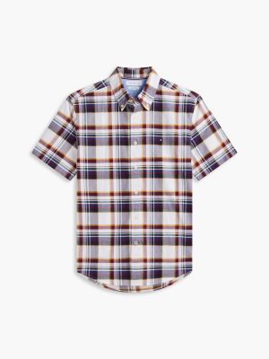 Мужские рубашки Tommy Hilfiger Regular Fit Plaid Oxford Shirt — фото 5