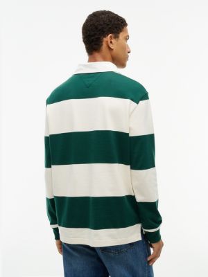 Мужские топы Tommy Hilfiger Regular Fit Striped Rugby Polo — фото 4