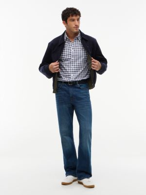Мужская рубашка Tommy Hilfiger Regular Fit Check Oxford, цвет: Тёмно-синий — фото 2