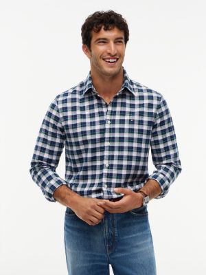 Regular Fit Tartan Oxford Shirt, Ornamental Green