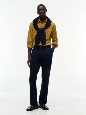 Мужские рубашки Tommy Hilfiger Regular Fit Mini-Check Oxford Shirt — фото 2