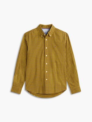 Мужские рубашки Tommy Hilfiger Regular Fit Mini-Check Oxford Shirt — фото 5