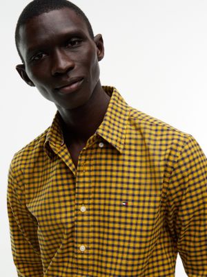 Мужские рубашки Tommy Hilfiger Regular Fit Mini-Check Oxford Shirt — фото 3