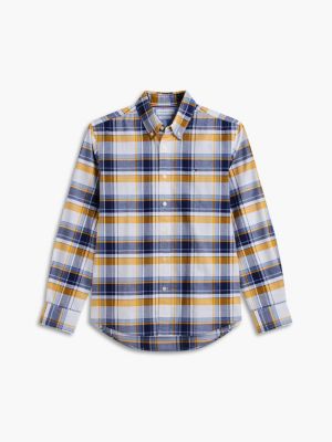 Мужские рубашки Tommy Hilfiger Regular Fit Check Oxford Shirt — фото 5