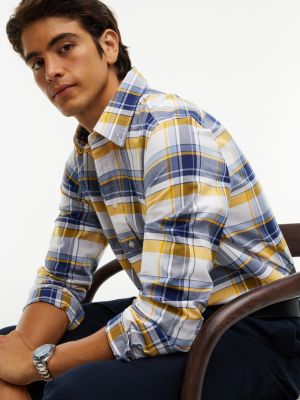 Мужские рубашки Tommy Hilfiger Regular Fit Check Oxford Shirt — фото 3
