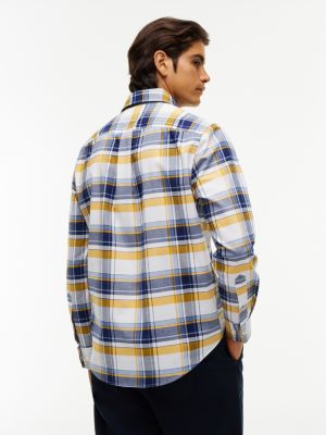 Мужские рубашки Tommy Hilfiger Regular Fit Check Oxford Shirt — фото 4