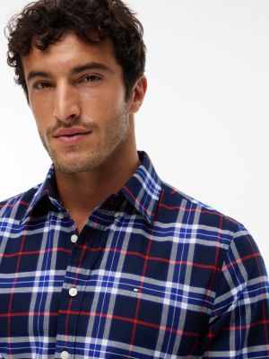 Мужские рубашки Tommy Hilfiger Regular Fit Tartan Oxford Shirt — фото 3