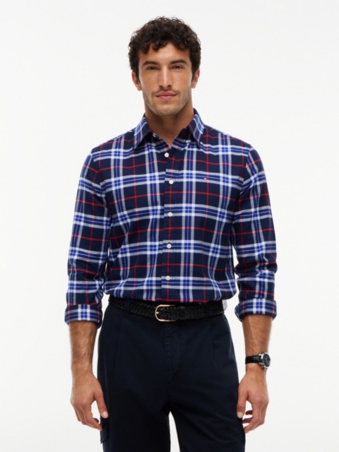 Мужские рубашки Tommy Hilfiger Regular Fit Tartan Oxford Shirt