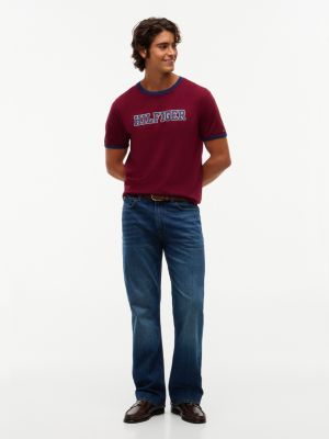 Мужские футболки Tommy Hilfiger Hilfiger Logo Ringer T-Shirt — фото 2