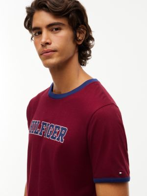 Мужские футболки Tommy Hilfiger Hilfiger Logo Ringer T-Shirt — фото 3