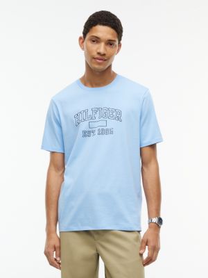 Varsity Hilfiger 85 Logo T-Shirt, Vessel Blue