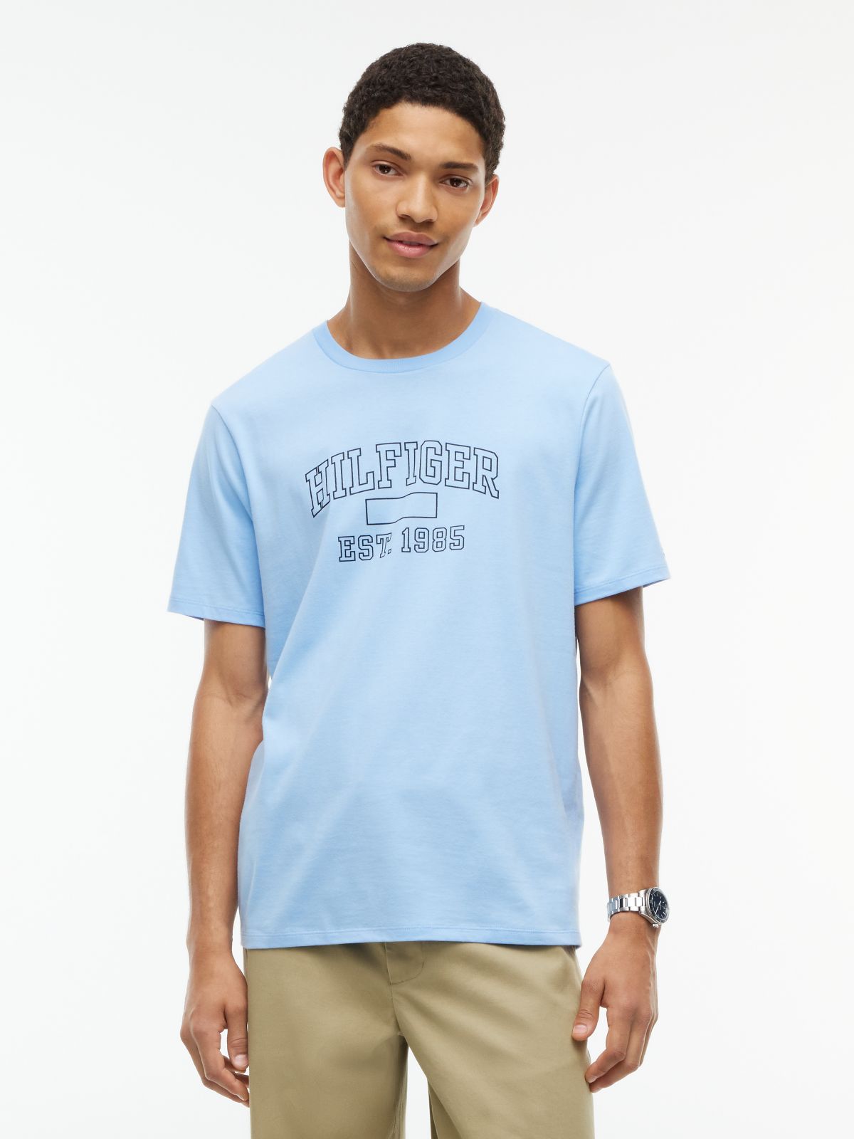Varsity Hilfiger 85 Logo T-Shirt — Vessel Blue