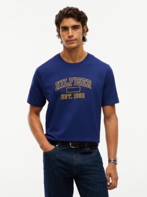 Varsity Hilfiger 85 Logo T-Shirt, Preppy Navy