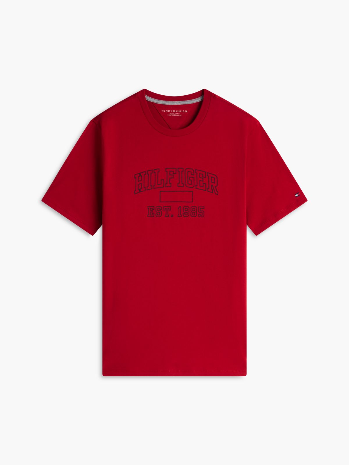 Varsity Hilfiger 85 Logo T-Shirt — Medium Red