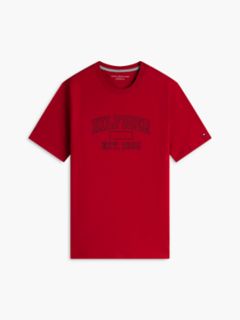 Varsity Hilfiger 85 Logo T-Shirt — Medium Red 5