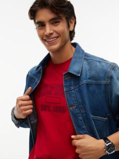 Varsity Hilfiger 85 Logo T-Shirt — Medium Red 3