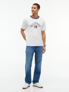 Hilfiger Circle Logo T-Shirt — White 2