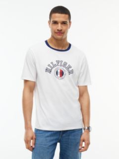 Hilfiger Circle Logo T-Shirt — White 1