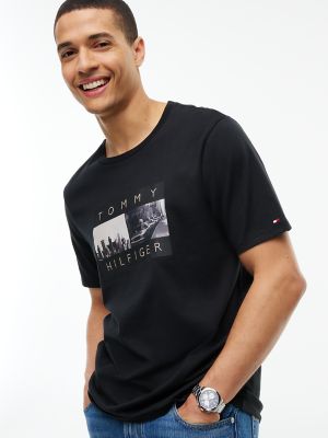 Мужская футболка Tommy Hilfiger NYC Photo Print, цвет: Чёрный — фото 3