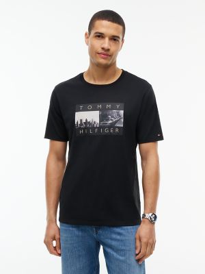 Мужская футболка Tommy Hilfiger NYC Photo Print, цвет: Чёрный — фото 1