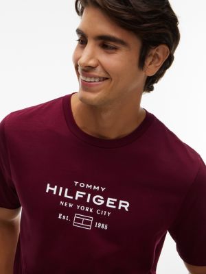 Мужские футболки Tommy Hilfiger NYC Hilfiger Logo T-Shirt — фото 3