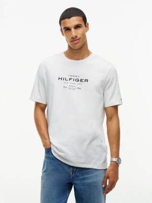 NYC Hilfiger Logo T-Shirt, Ecru