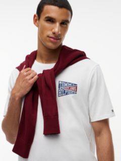 Varsity Flag Logo T-Shirt — White 3