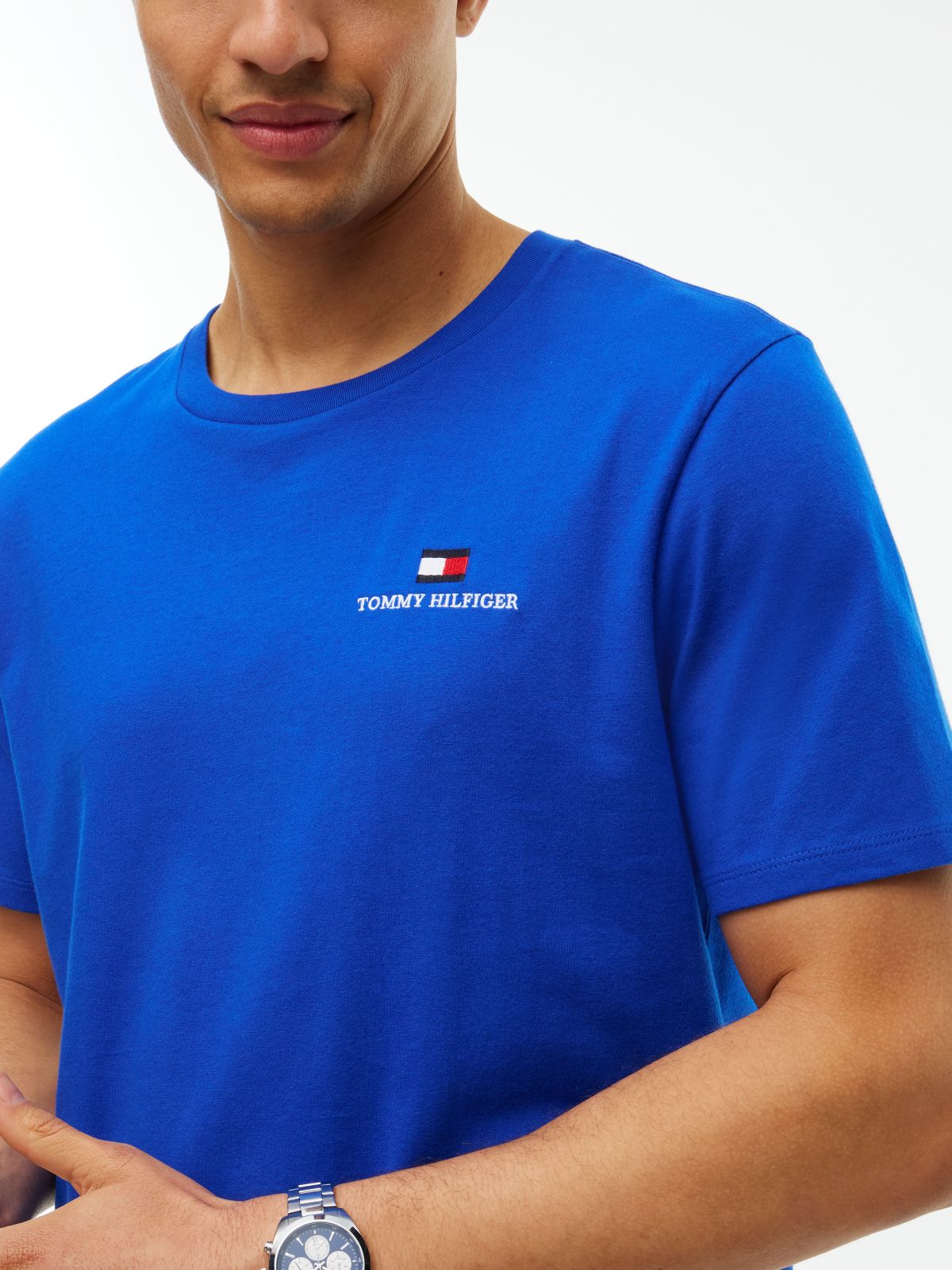Back H-Logo T-Shirt — Cobalt