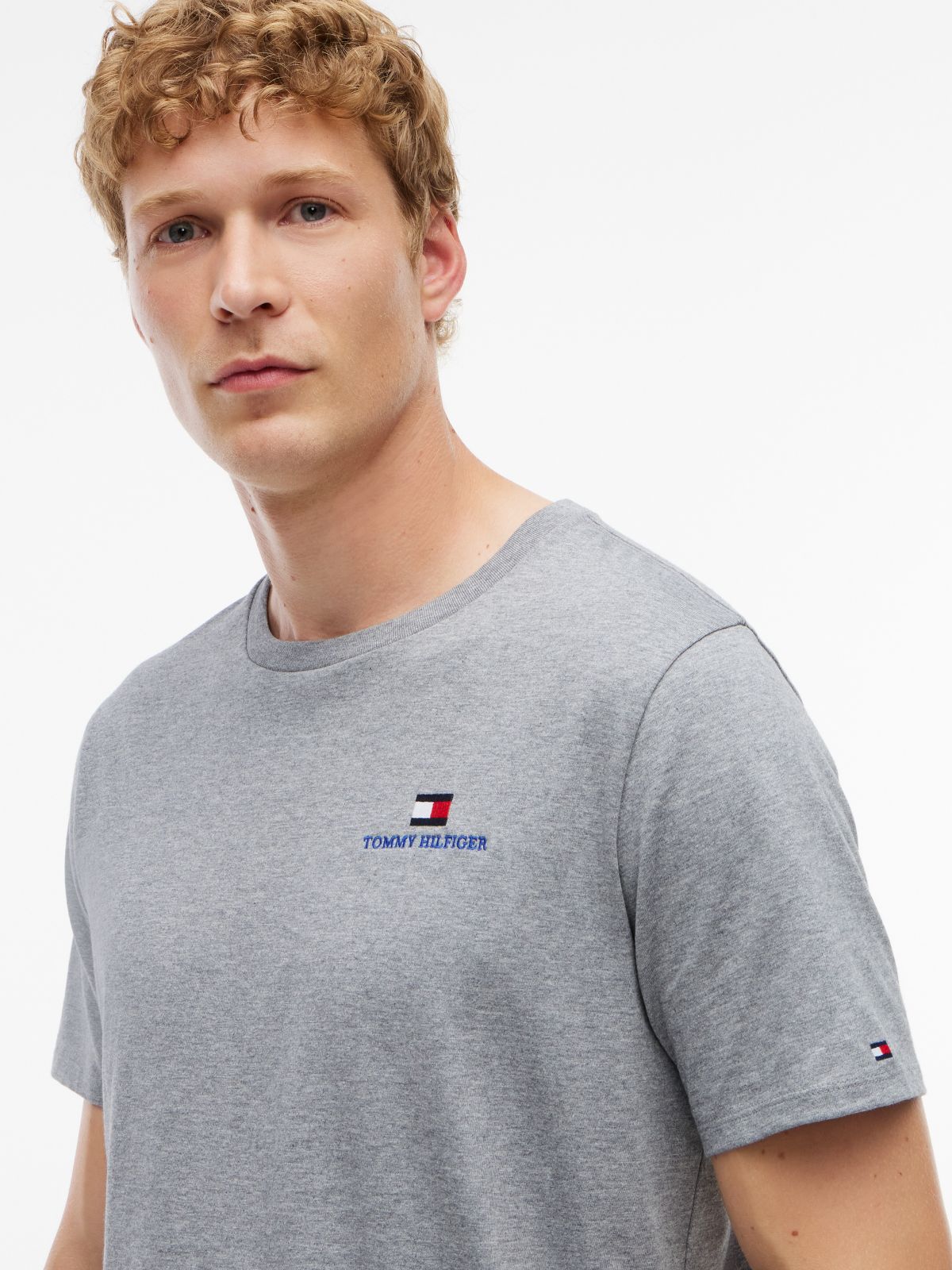 Back H-Logo T-Shirt — Grey Heather