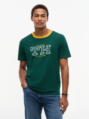 Bold Monogram T-Shirt, Ornamental Green