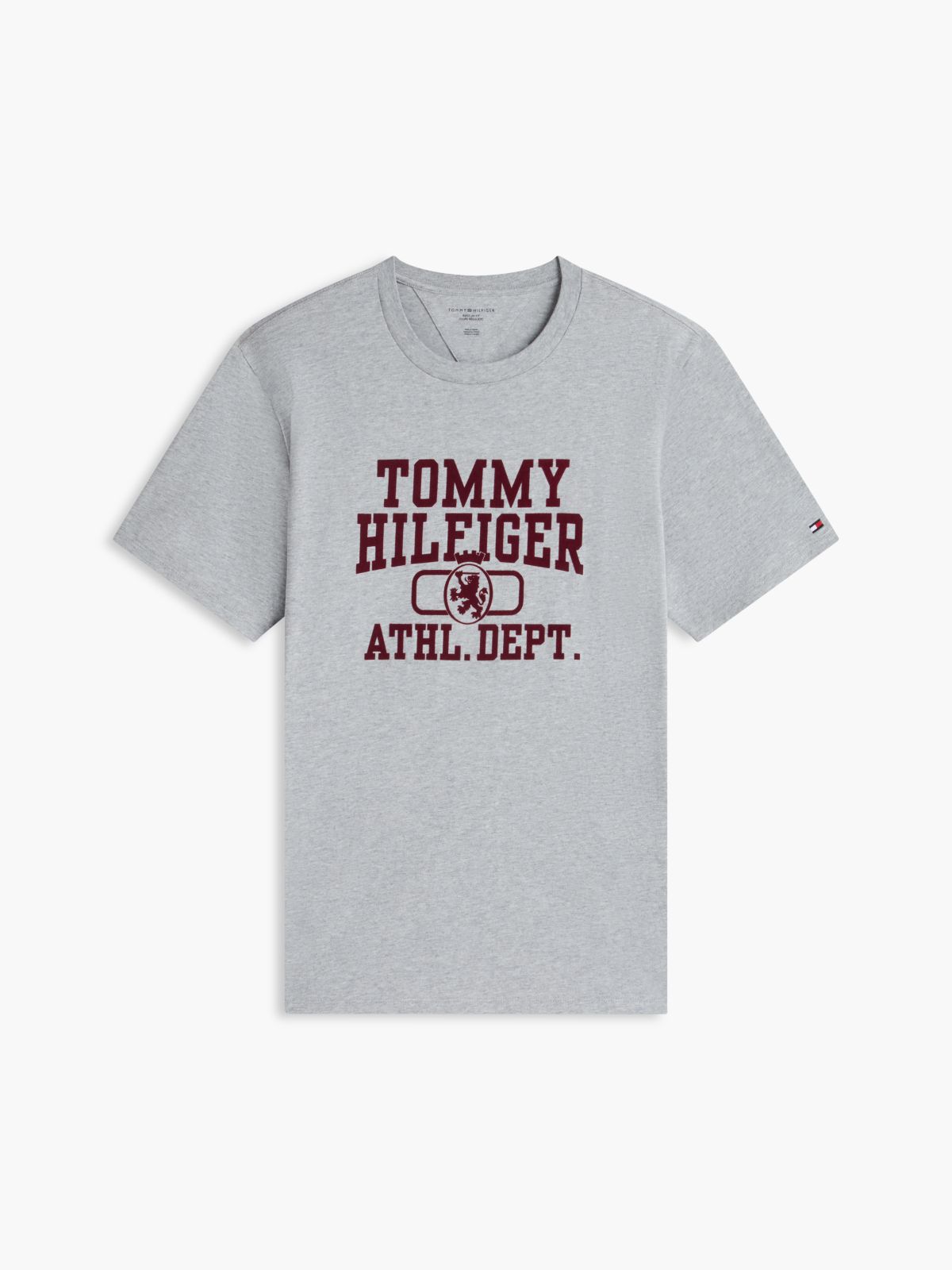 Athletic Department Logo T-Shirt — Grey Heather