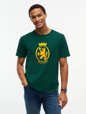 Big Crest Logo T-Shirt, Ornamental Green