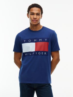 Big Flag Logo T-Shirt, Preppy Navy