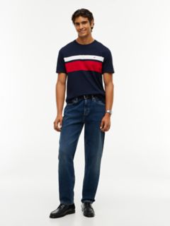 Block Stripe T-Shirt — Navy Blue 2