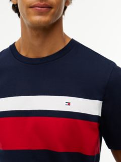 Block Stripe T-Shirt — Navy Blue 3