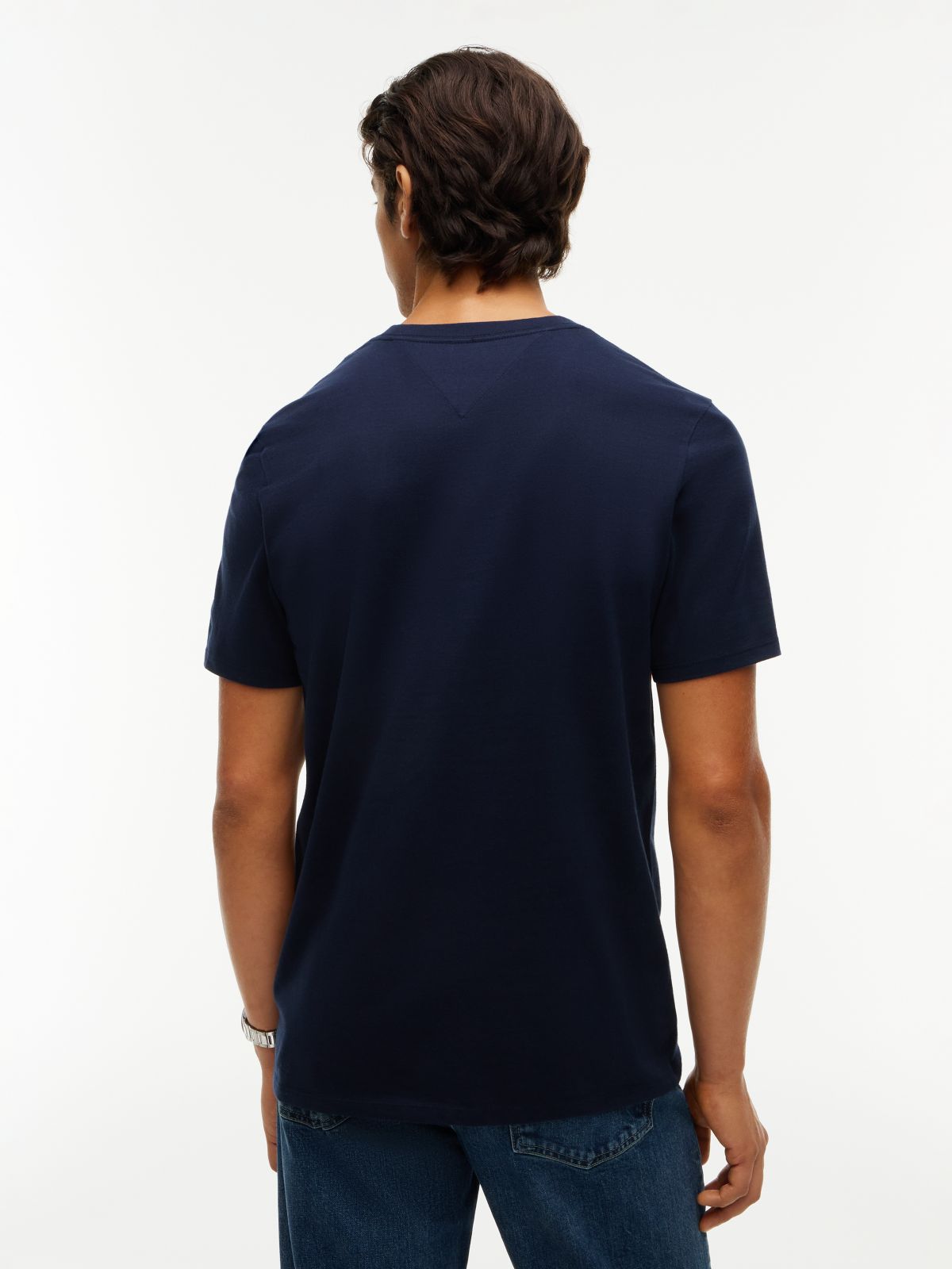 Block Stripe T-Shirt — Navy Blue