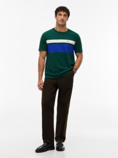 Block Stripe T-Shirt — Ornamental Green 2