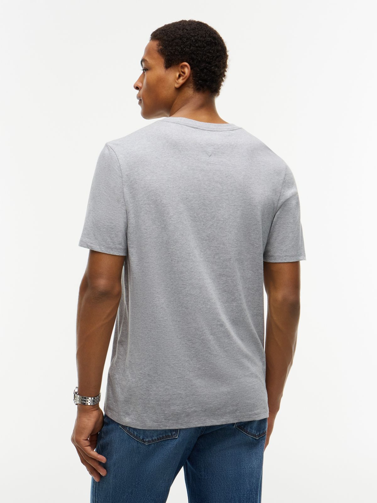 Block Stripe T-Shirt — Grey