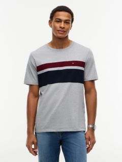 Block Stripe T-Shirt — Grey 1