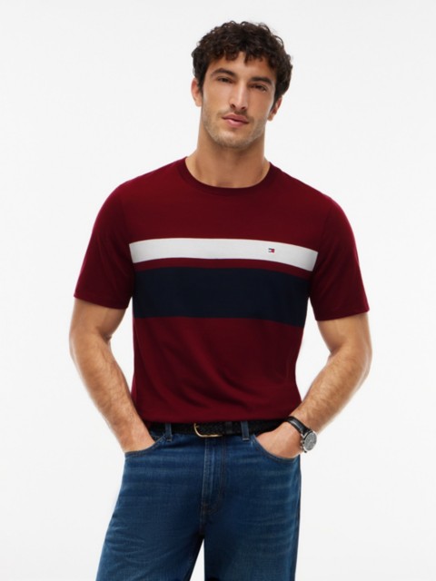 Мужские футболки Tommy Hilfiger Block Stripe T-Shirt
