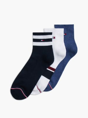 Stripe Mix Sport Quarter-Top Sock 3-Pack, Multi