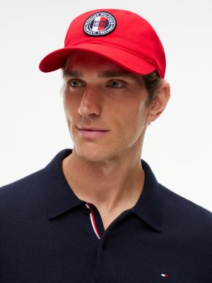 Мужская кепка Tommy Hilfiger Circle Logo Patch, цвет: Красный — фото 4