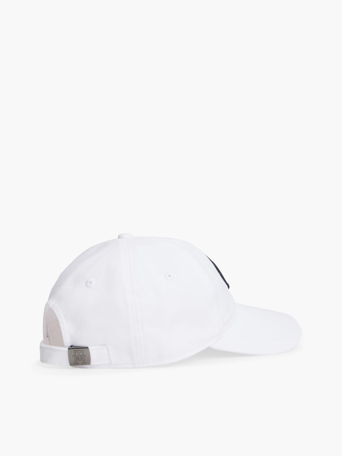 Circle Logo Patch Baseball Cap — Optic White