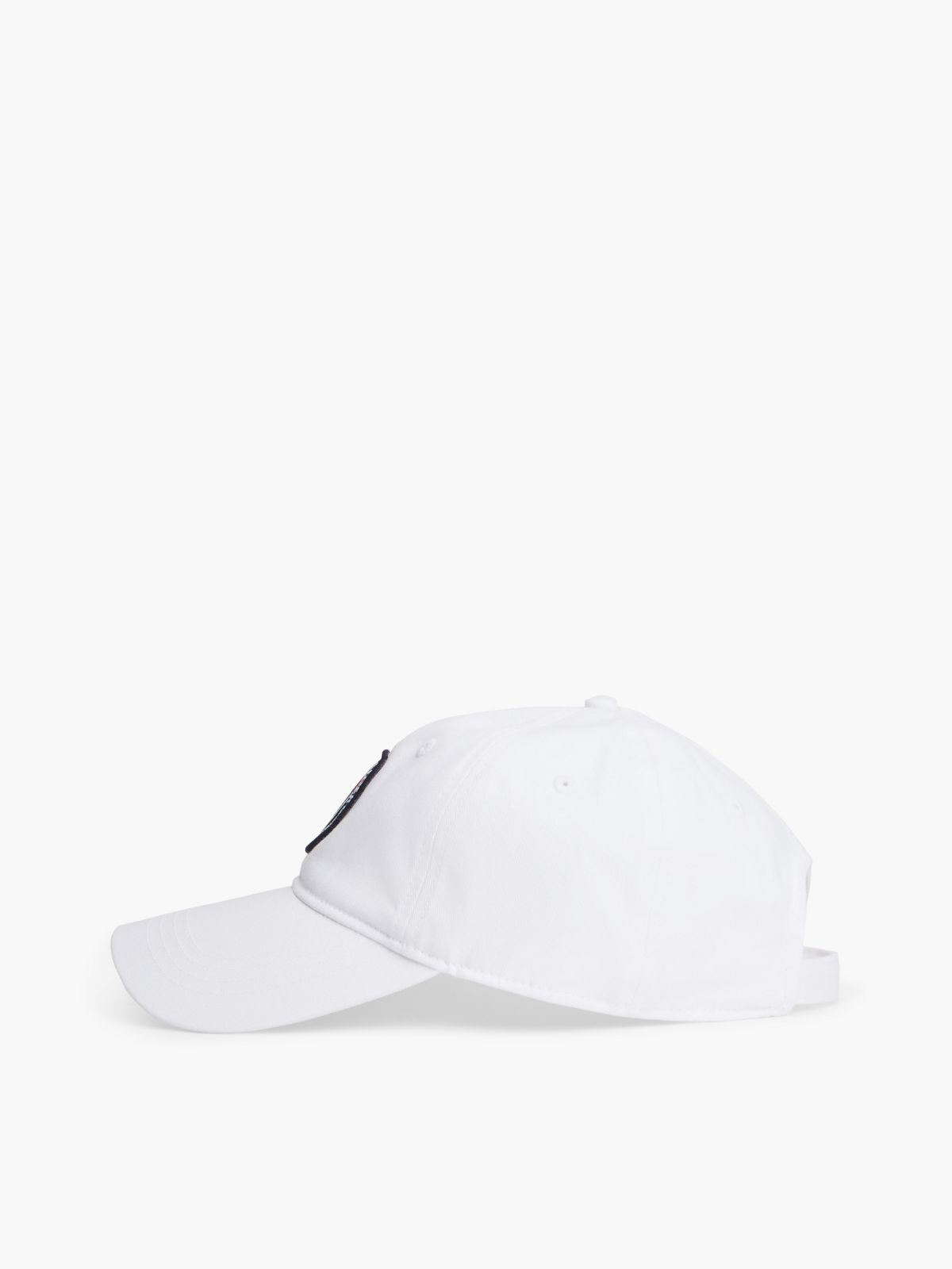 Circle Logo Patch Baseball Cap — Optic White