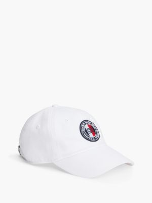 Circle Logo Patch Baseball Cap, Optic White