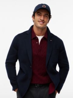 Embroidered Crest Baseball Cap — Navy Blue 4