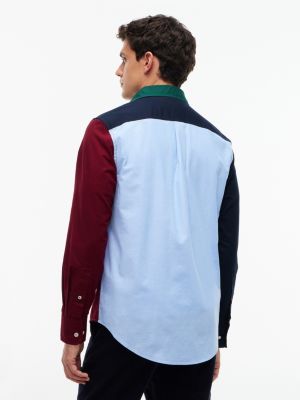 Мужская рубашка Tommy Hilfiger Regular Fit Colorblock Oxford, цвет: Разноцветный — фото 4