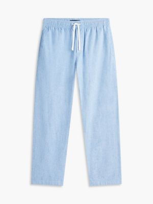Мужские брюки Tommy Hilfiger Cotton-Linen Blend Pull-On Pant — фото 5