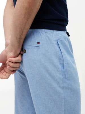 Мужские брюки Tommy Hilfiger Cotton-Linen Blend Pull-On Pant — фото 3